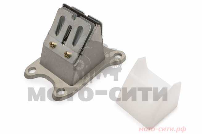 Лепестковый клапан Honda DIO ZX AF-34/35, LEAD AF-48 (на 4 болта, GBL) "STEEL MARK"
