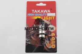 Лампа P15D-25-1 (1 ус, 12V 50W/50W, белая, блистер, B-head) Model A "TAKAWA "