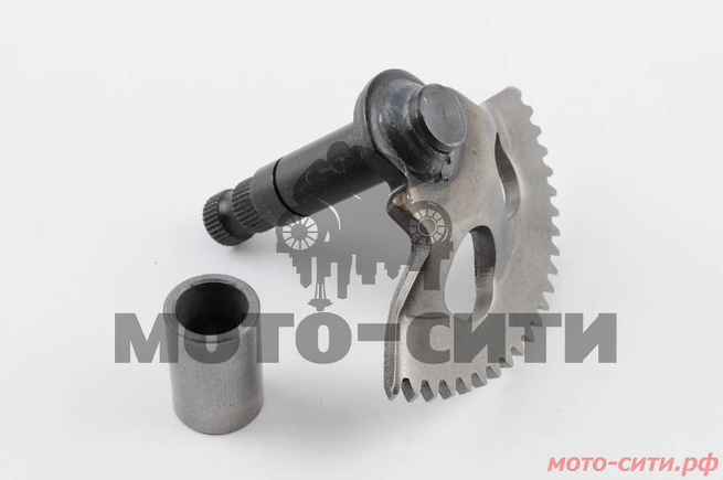 Сектор заводной (полумесяц) Yamaha JOG 90, 2T Stels 50 (+втулка)