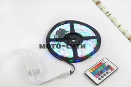 Светодиодная лента SMD 5050 (RGB, влагостойкая, 60 крист/1м, бухта 5 м, + RGB-контроллер) "OLN"