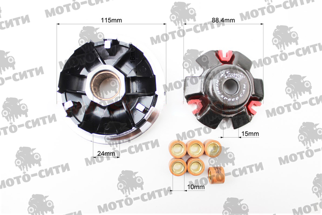Вариатор передний спортивный 152QMI/157QMJ (тюнинг) "KOSO"
