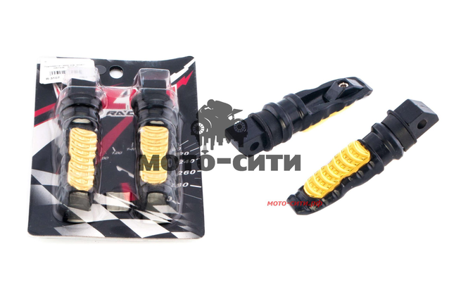 Пассажирские подножки (жёлтые) Model 2 "RIDE IT"