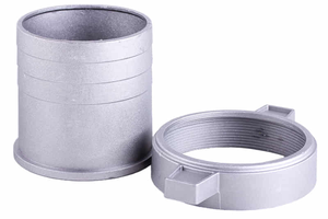 Переходник мотопомпы с фланца под шланг 100 мм (алюминиевый)