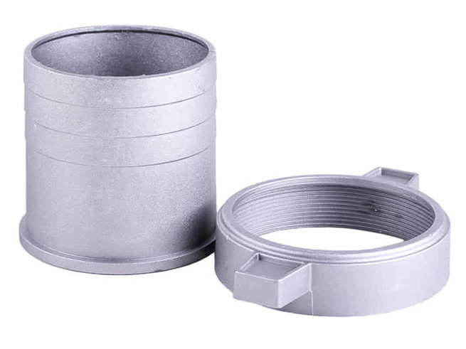 Переходник мотопомпы с фланца под шланг 100 мм (алюминиевый)