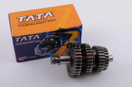 Вал вторичный с шестернями для мопедов с двигателем 110-125 см3 "TATA"