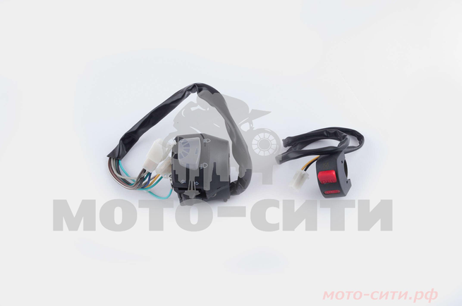 Блоки кнопок руля Yamaha YBR 125 (пара) "KOMATCU"