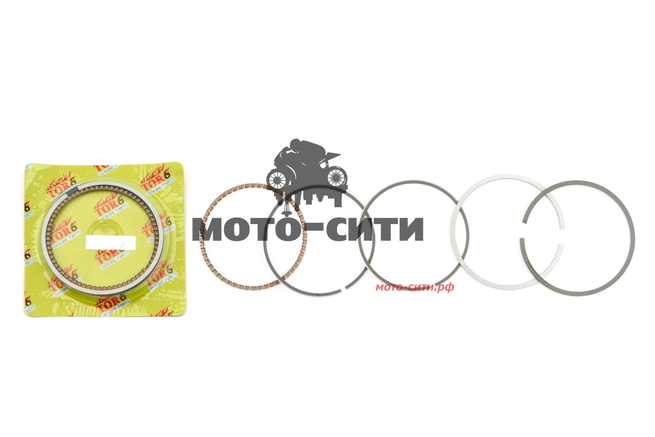 Кольца поршневые стандартные для мотоциклов с двигателем 4T CB/CG Ø 69,00mm (200/250cc STD) "TORO"