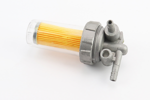 Кран топливный R 175N, R 180N (пластик, с фильтром)