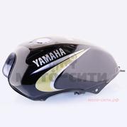 Бак топливный Yamaha YBR 125 (чёрный) "KOMATCU"