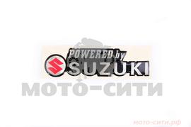Наклейка "SUZUKI" ( 13 x 4 см, силикон) "OLN"