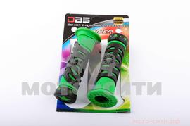 Ручки руля зелёные (под руль 22 мм, mod: 2) "DBS"