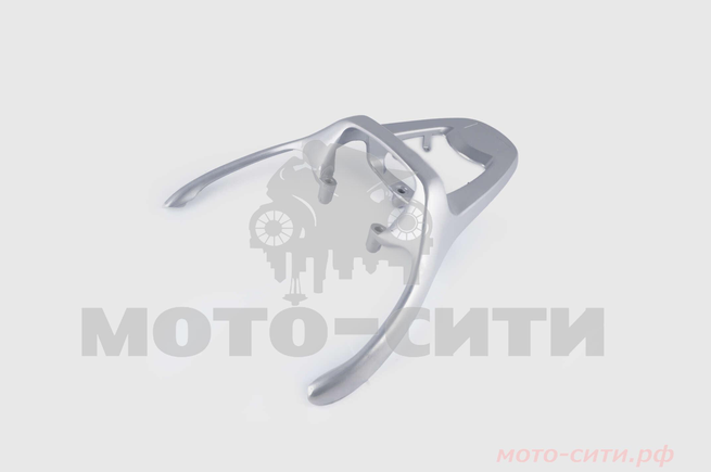 Багажник металлический Viper Grand PRIX, Honling Joker QT-7, IRBIS Z50R, ЗиД Lifan LF50QT-8A, Racer Sagita 2 (серый) "KOMATCU"