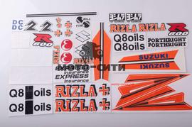 Набор наклеек "SUZUKI " (26х13 см, красные) "OLN"