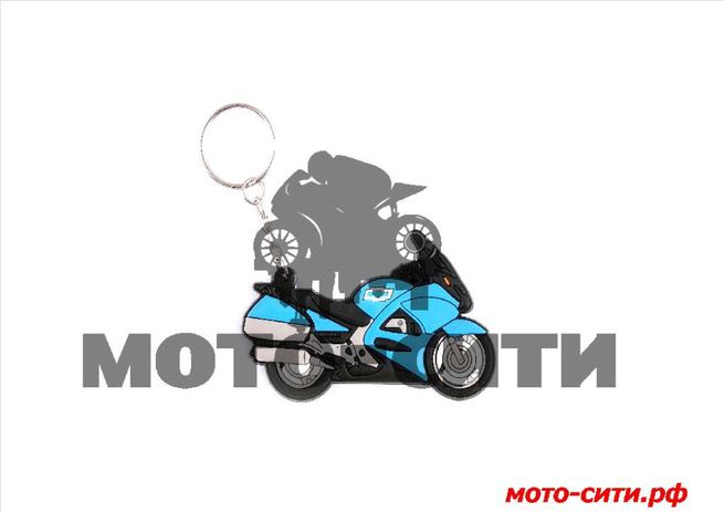 Брелок резиновый круизер CHEVROLET (синий) (#YSK010)