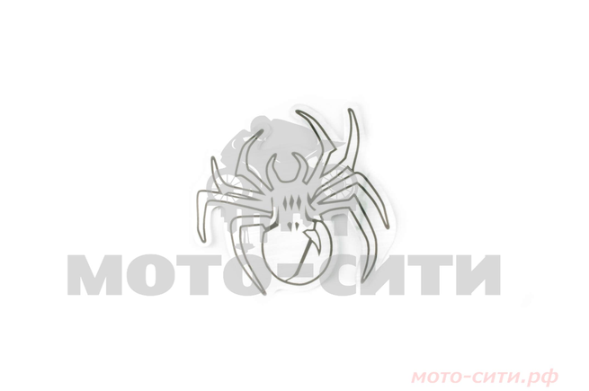 Наклейка "SPIDER" ( 9 х 9 см) "OLN"