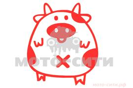 Наклейка "PIG" ( красная ) "OLN"