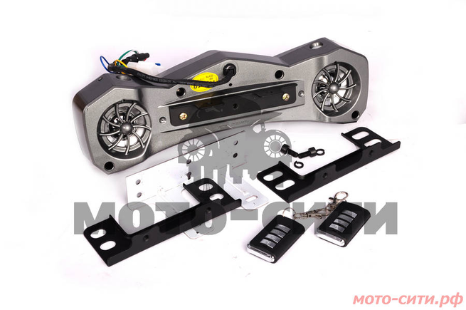 Аудиосистема 2.0 mod:MT482 NEO траверсная (2, 2*5W черные, сигнализация, МР3/USB/SD)
