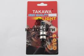 Лампа P15D-25-1 (1 ус, 12V 35W/35W, белая, блистер, S-head) Model A "TAKAWA "