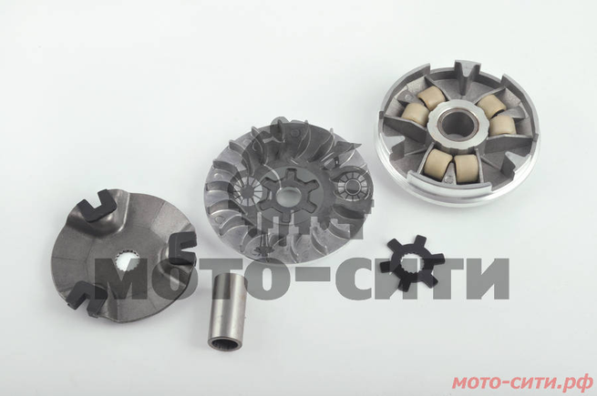 Вариатор передний Yamaha JOG / AXIS / APRIO 50 (minarelli 3KJ, 4JP, 5BM; полный комплект) "F-64"