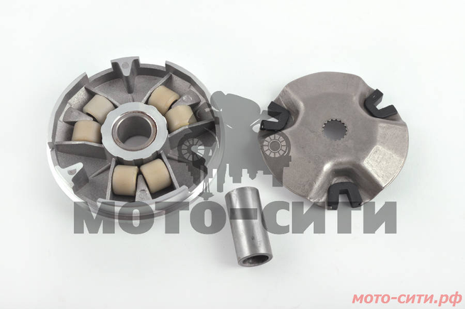 Вариатор передний для скутеров Yamaha JOG / AXIS / APRIO 50 (minarelli 3KJ, 4JP, 5BM; + палец) "F-64"