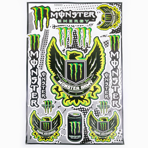 Набор наклеек MONSTER ENERGY (30*45 см)