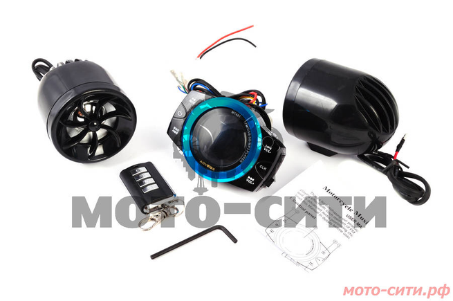 Аудиосистема 2.0 mod:MT481+AV253 NEO (3, 2*5W черные, сигнализация, МР3/FM/SD, ПДУ)