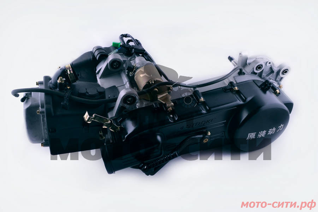 Двигатель в сборе 4T GY6 150cc (157QMJ, под 13 колесо)