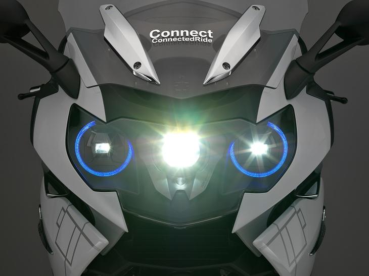 Мотошлем с дисплеем и лазерная оптика для мотоциклов - новый концепт от BMW.