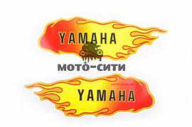 Декоративная наклейка "YMH" пламя (19x5 см) "OLN"
