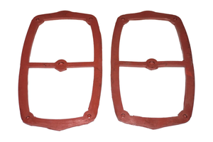 Прокладка крышки клапанов МТ, Днепр (2 шт, красные)