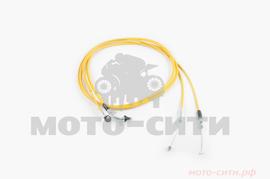 Трос газа Yamaha Gear 2T (4KN, L-1700 мм, жёлтый) "OLN"