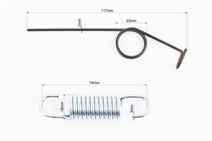 Пружины натяжного ролика 168F - 170F