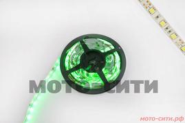Лента светодиодная SMD 5050 (зеленая, влагостойкая, 60 крист/1м, бухта 5м)