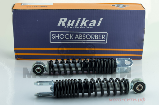 Амортизаторы передние Suzuki AD50 (200 мм, чёрные) "RAYBAR"