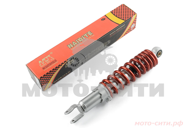 Амортизатор регулируемый Honda Tact (280 мм, красный) "NDT"