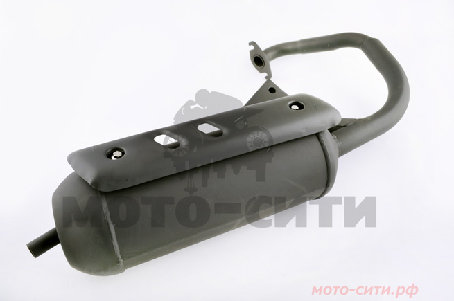 Глушитель для скутера Honda DIO AF27/28, TACT AF30/31/51 (круглый) KOMATCU