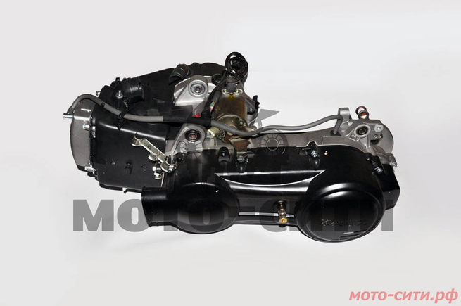 Двигатель 4T GY6 125cc (152QMI) (12 колесо, барабанный тормоз)