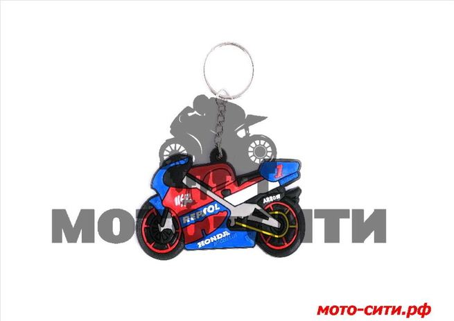 Брелок резиновый байк HONDA SR (мультибренд) (#YSK004)