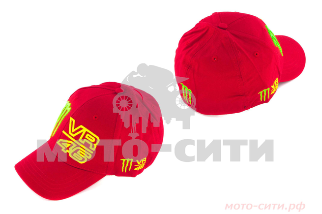Бейсболка (бордовая) "VR 46"