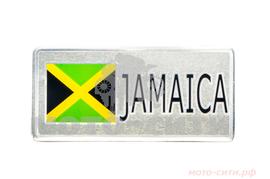 Наклейка "JAMAICA" ( 7 х 16 см ) "OLN"