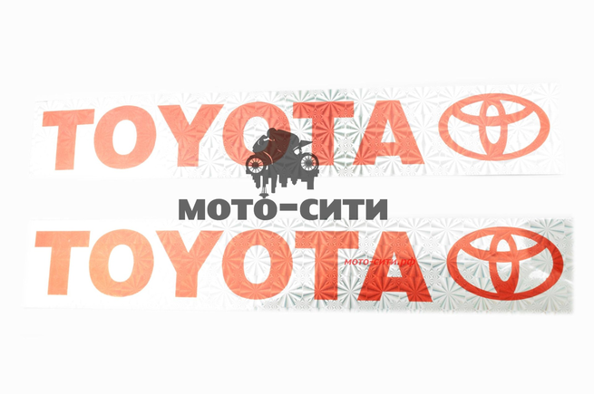 Набор наклеек "Toyota " (45х8 см) "OLN"