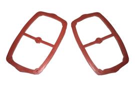 Прокладка крышки клапанов МТ, Днепр (2 шт, красные)