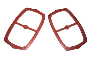 Прокладка крышки клапанов МТ, Днепр (2 шт, красные)