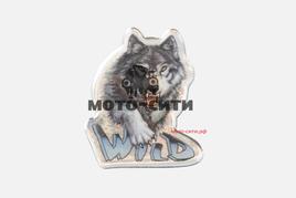 Декоративная наклейка "WOLF " (8х6 см, силиконовая) "OLN"