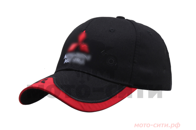 Бейсболка (чёрно-красная) "Mitsubishi Motors"