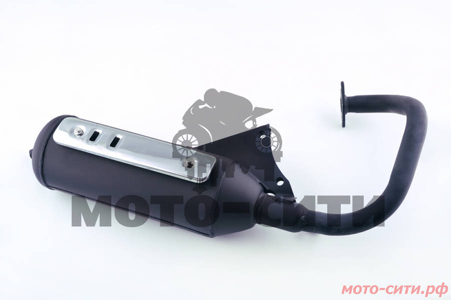 Глушитель для скутера Honda DIO AF27/28, TACT AF30/31/51 (круглый) TATA
