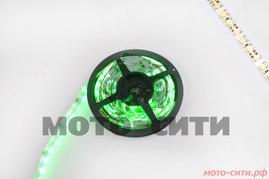 Лента светодиодная SMD 3528 (зеленая, влагостойкая, 60 крист/1м, бухта 5м)