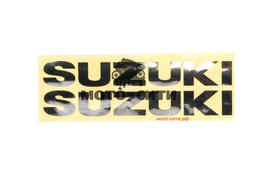 Буквенная наклейка "SUZUKI" (19х5 см, серебро, 2 шт) "OLN"