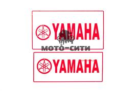 Декоративная наклейка "YAMAHA " (22.7x12.6 см, красная) "OLN"