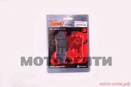Колодки тормозные (диск) Honda CB125 YONGLI (красные)